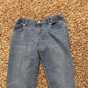 Blue girls skinny jeans